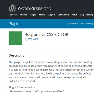 Responsive CSS Editor